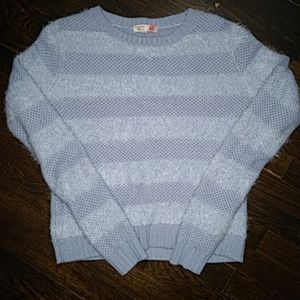 Nordstrom Blossom & Clover Eyelash Sweater Blue M